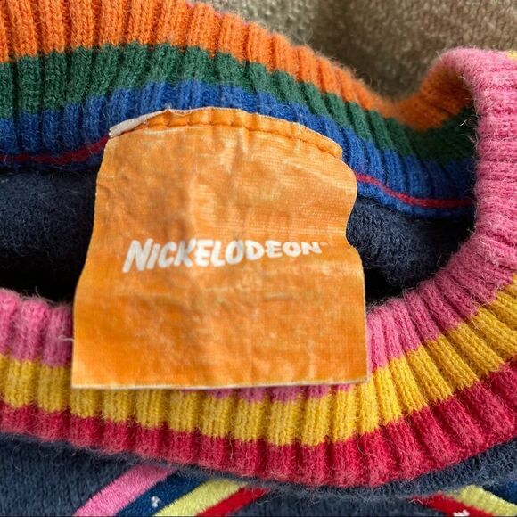 Vintage Y2K 2003 SpongeBob SquarePants Nickelodeon Sweater 3T - Picture 4 of 9